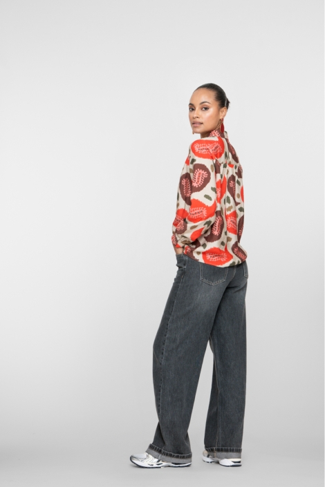 Geisha groene dames blouse | Model