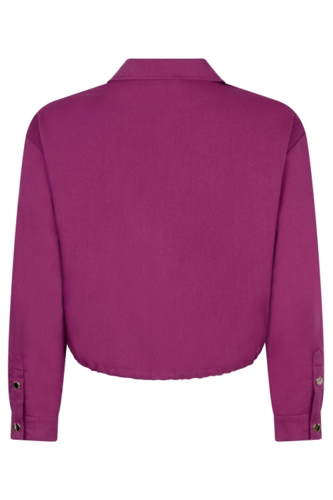 Ydence paarse dames blouse | Achteraanzicht