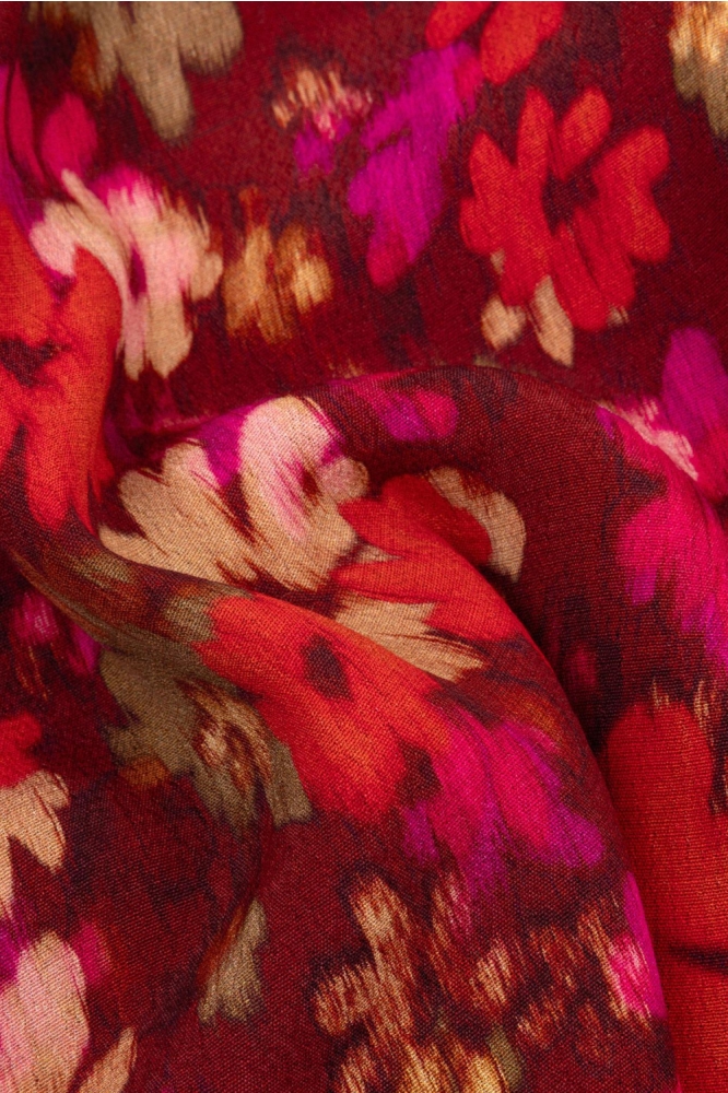 Ydence roze dames blouse | Kleurstaal