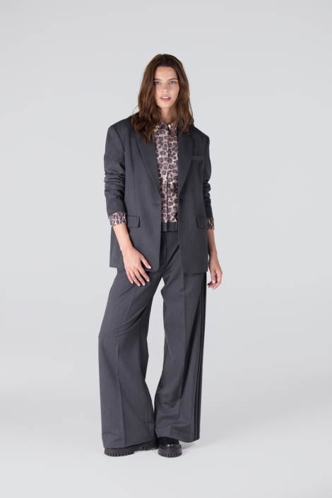 Juffrouw Jansen multi color dames jas | Model