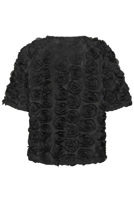 Culture zwarte dames blouse | Achteraanzicht