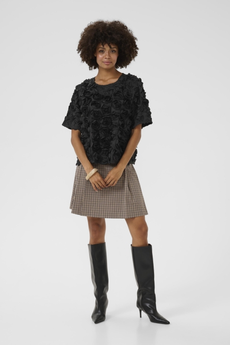 Culture zwarte dames blouse | Model