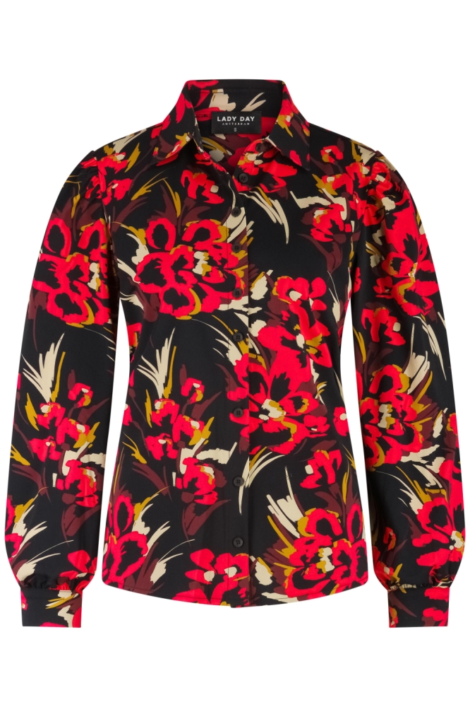 Lady Day multi color dames blouse | Vooraanzicht