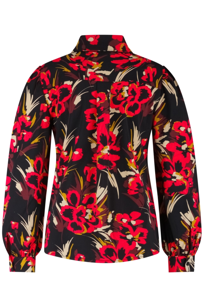 Lady Day multi color dames blouse | Achteraanzicht