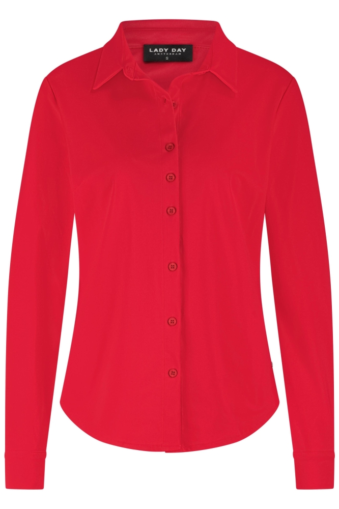 Lady Day rode dames blouse | Vooraanzicht