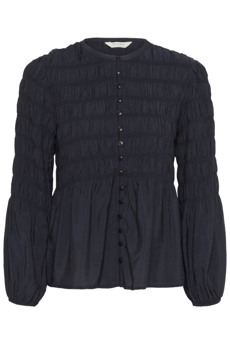 Part Two blauwe dames blouse | Vooraanzicht