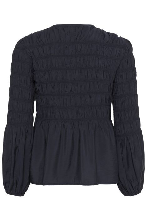 Part Two blauwe dames blouse | Achteraanzicht