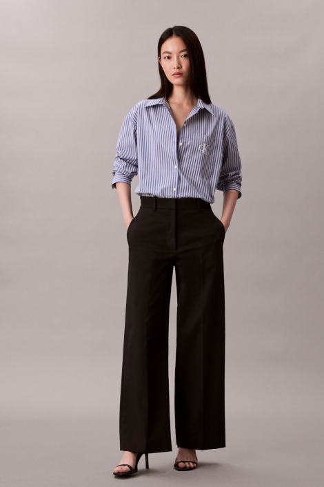 Calvin Klein blauwe dames blouse | Model