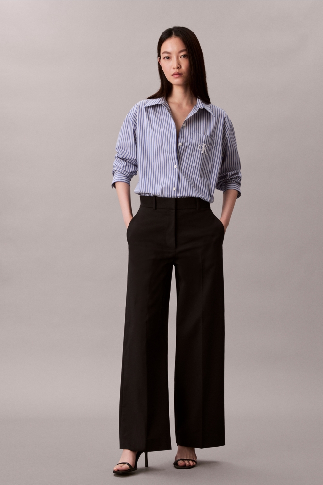 Calvin Klein blauwe dames blouse | Model