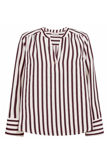 Freequent FQNOTO BLOUSE 206921 STAR OFF-WHITE W. PORT ROYALE