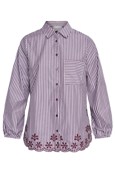 SisterS point bordeaux dames blouse | Vooraanzicht