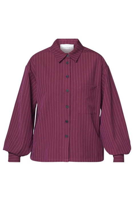 SisterS point bordeaux dames blouse | Vooraanzicht