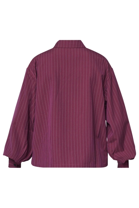 SisterS point bordeaux dames blouse | Achteraanzicht