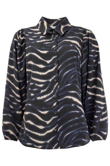 NED Blouse MAYLIERA LS ESTATE BLUE SEA 25W1 SV002 02 390 estate blue