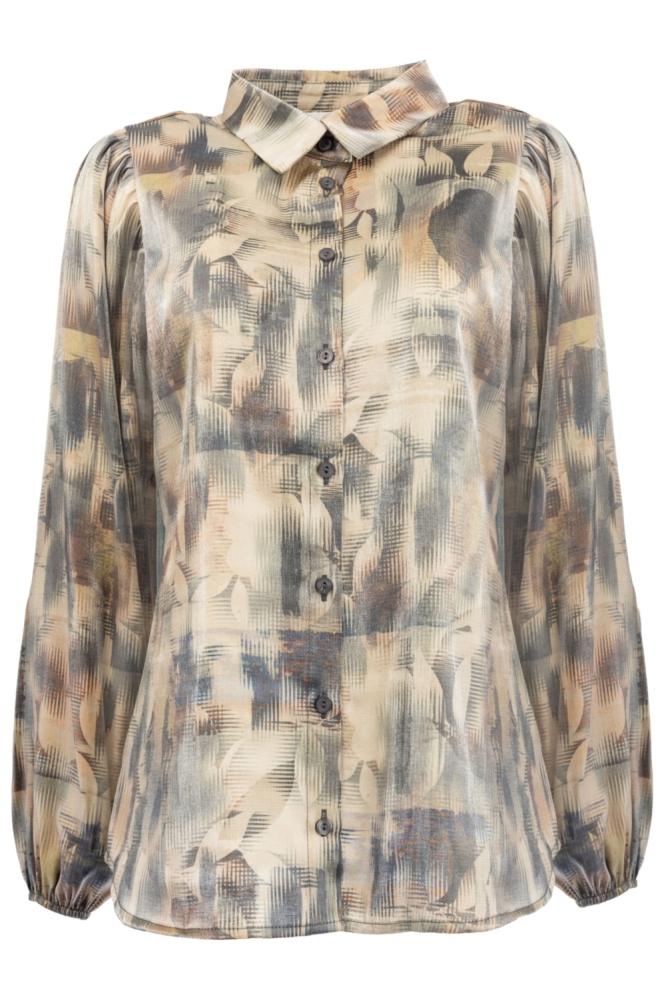 NED ecru dames blouse | Vooraanzicht