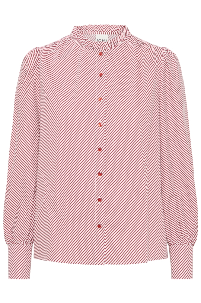 Ichi rode dames blouse | Vooraanzicht