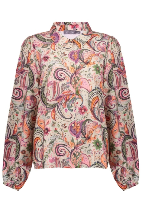 Geisha beige dames blouse | Vooraanzicht