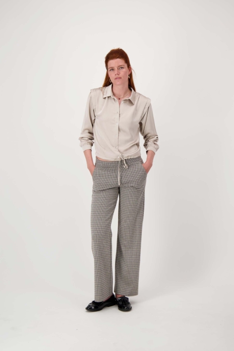 Zusss beige dames blouse | Model