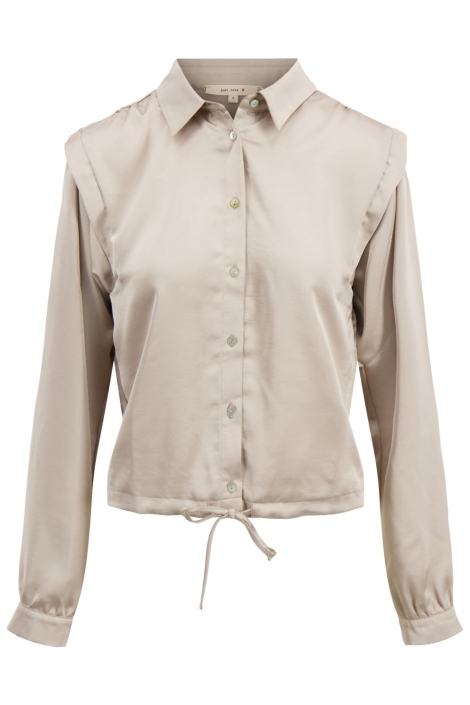 Zusss beige dames blouse | Vooraanzicht