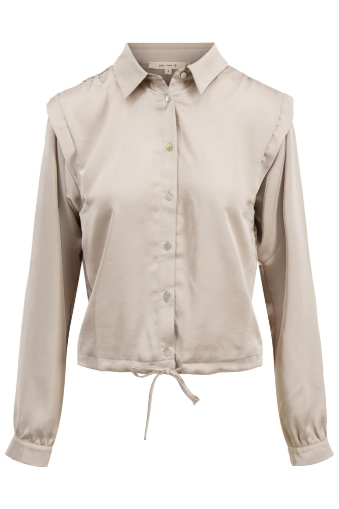 Zusss beige dames blouse | Vooraanzicht