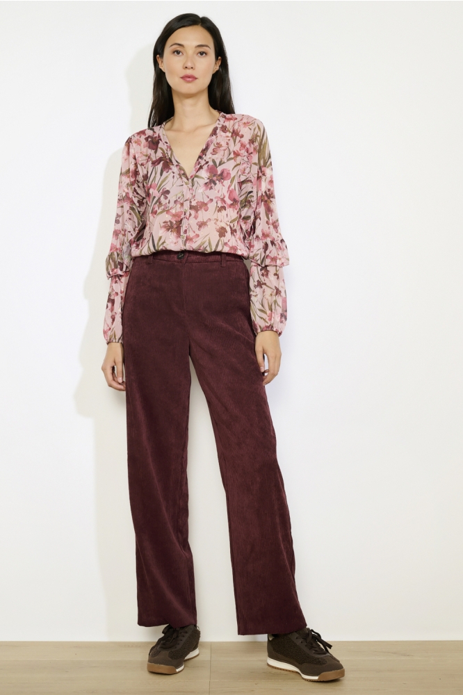 LolaLiza roze dames blouse | Model