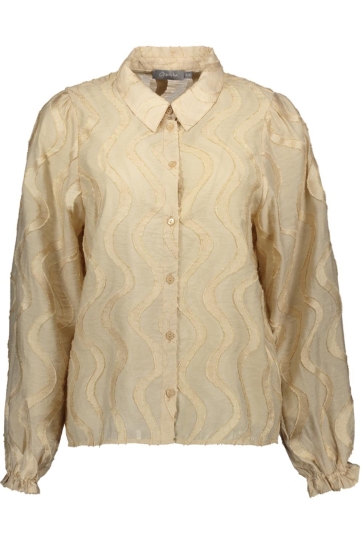 Geisha GESTRUCTUREERDE BLOUSE 53964 20 SAND/GOLD
