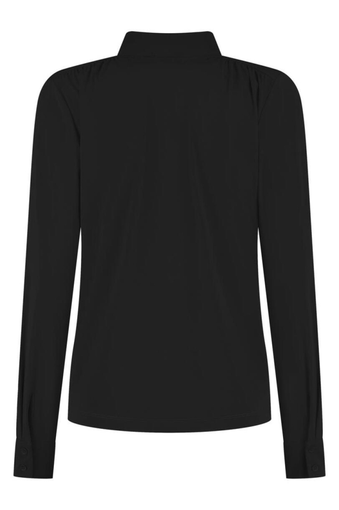 Lady Day zwarte dames blouse | Achteraanzicht