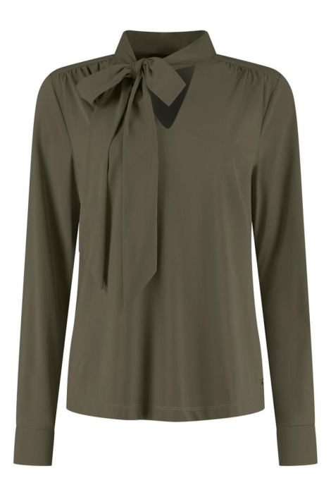 Lady Day groene dames blouse | Vooraanzicht