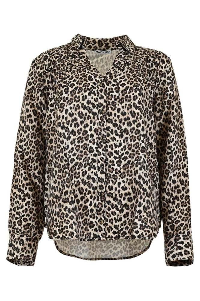 Maicazz multi color dames blouse | Vooraanzicht
