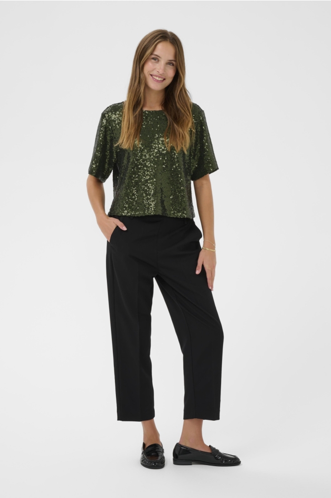 Kaffe groene dames blouse | Model