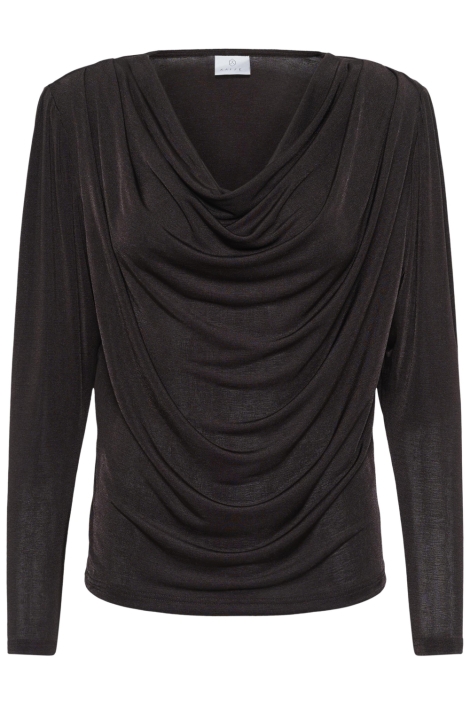Kaffe bruine dames blouse | Vooraanzicht