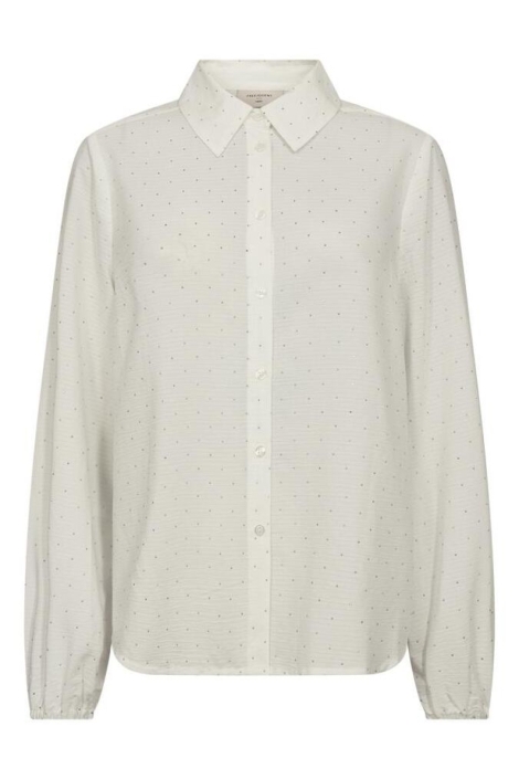 Freequent witte dames blouse | Vooraanzicht