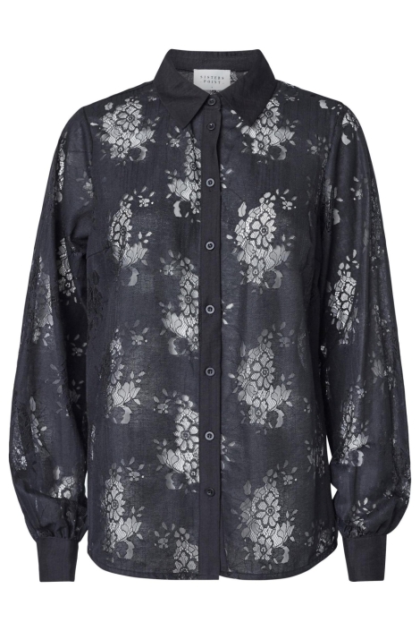 SisterS point zwarte dames blouse | Vooraanzicht