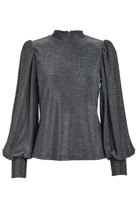 Peppercorn zilveren dames blouse | Vooraanzicht