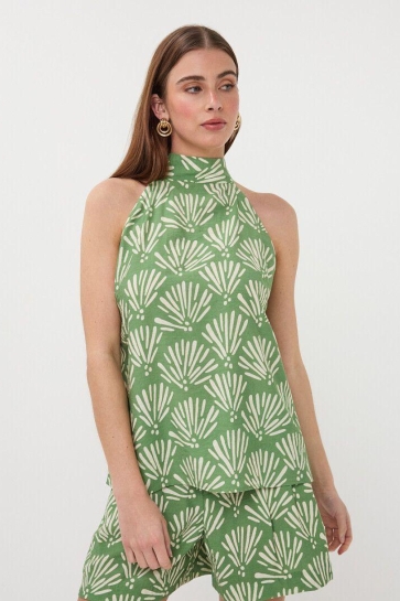 EsQualo Blouse TOP TROPICAL PRINT HS26 14213 999 print