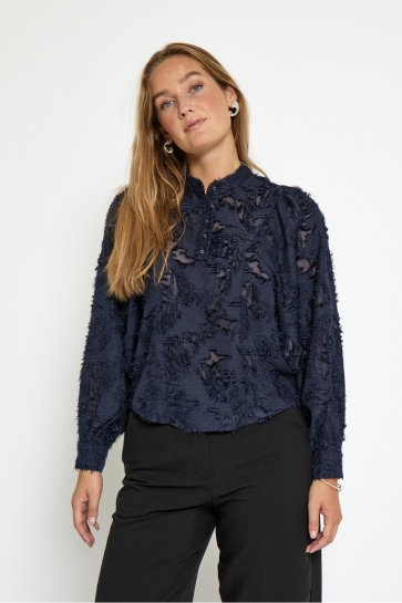 Minus Blouse HOLLIE BLOUSE MI6850 2994 SKY CAPTAIN