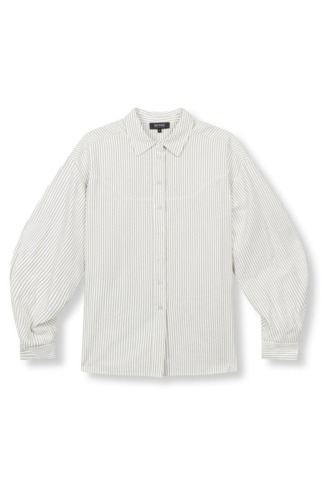 Refined Department beige dames blouse | Vooraanzicht