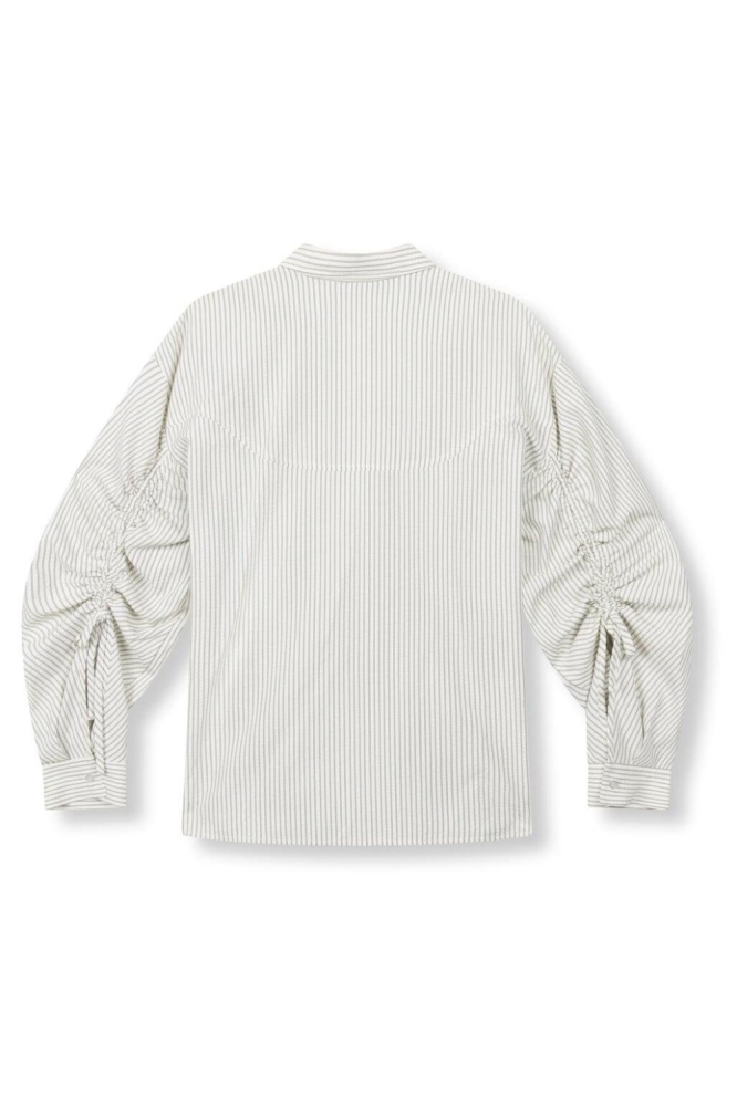 Refined Department beige dames blouse | Achteraanzicht