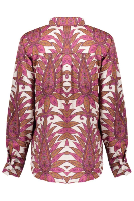 Geisha multi color dames blouse | Achteraanzicht