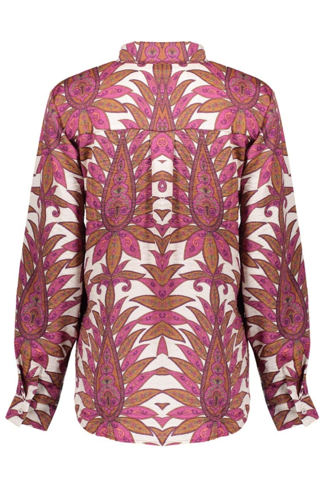 Geisha multi color dames blouse | Achteraanzicht