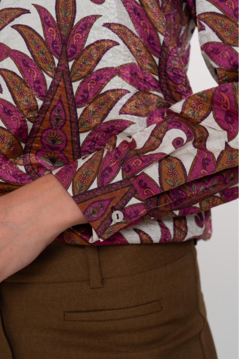 Geisha multi color dames blouse | Kleurstaal