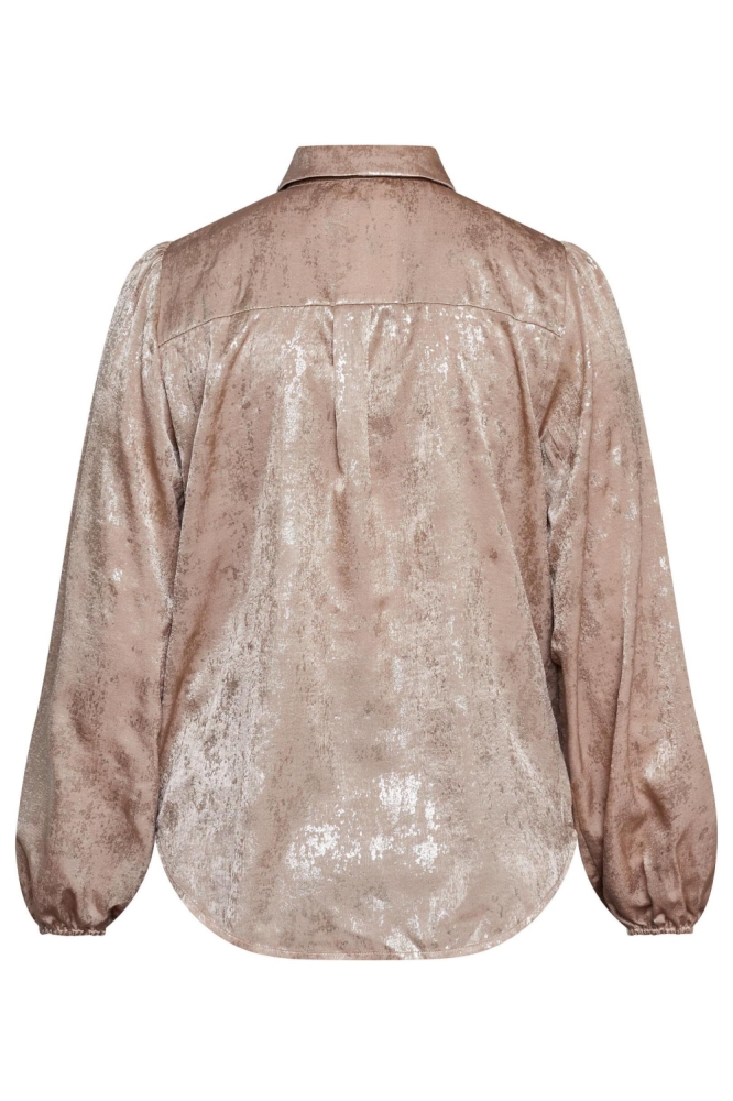 SisterS point gouden dames blouse | Achteraanzicht
