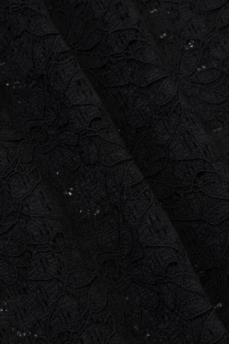 Ydence zwarte dames t-shirt | Kleurstaal