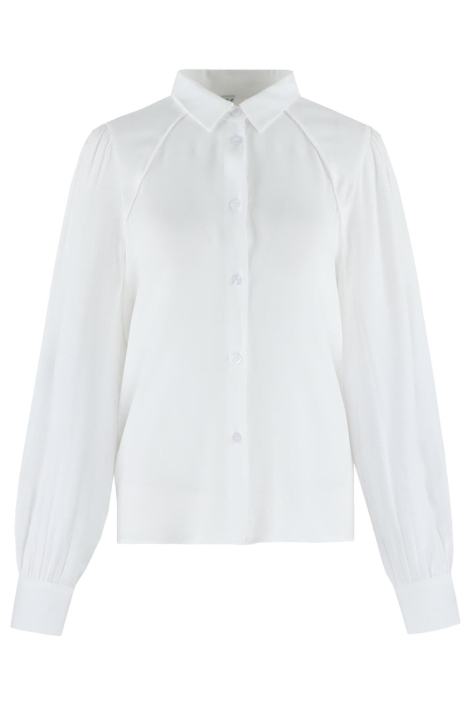 C&S The Label witte dames blouse | Vooraanzicht