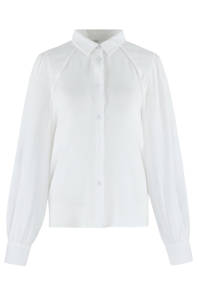C&S The Label witte dames blouse | Vooraanzicht