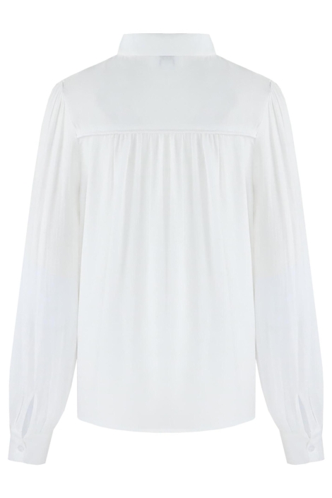 C&S The Label witte dames blouse | Achteraanzicht