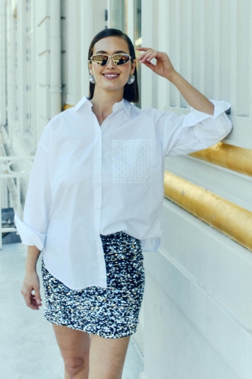 Freequent FQKAMILLE SHIRT 207151 BRIGHT WHITE