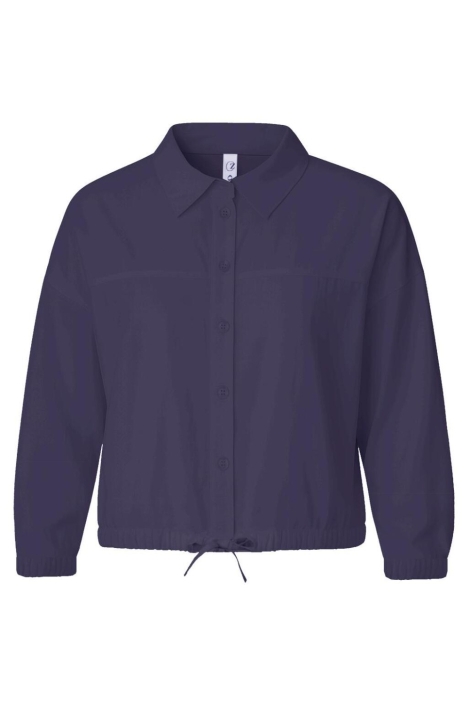 Zoso blauwe dames blouse | Vooraanzicht