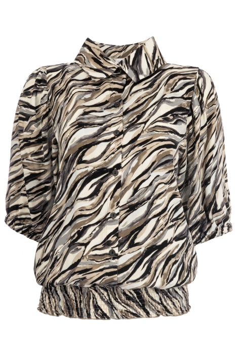 NED zwarte dames blouse | Vooraanzicht