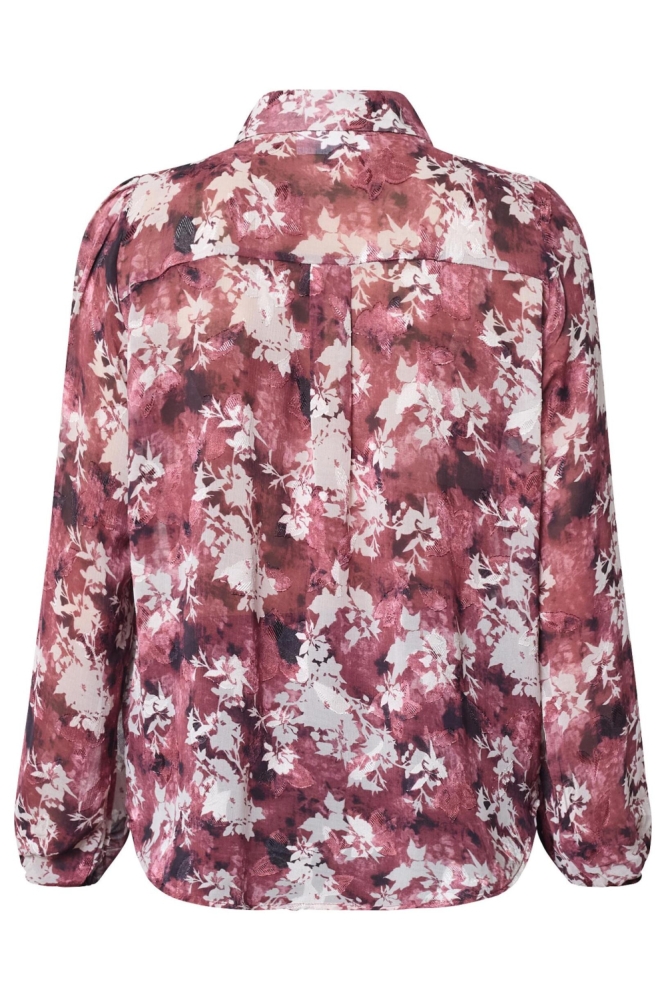 SisterS point roze dames blouse | Achteraanzicht